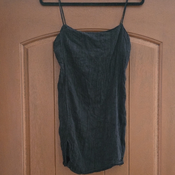 Zara Women’s Mini Spaghetti Strap Black Dresa Size Small - Picture 1 of 4